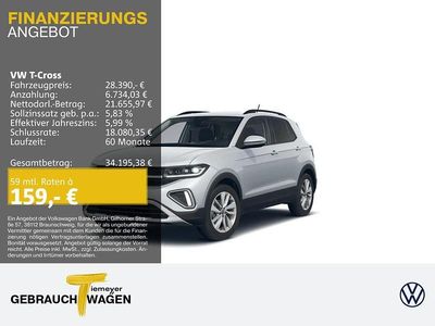 Silber Neu 2025 VW T-Cross Life SUV | 28.390 € (Superpreis)