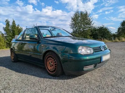 Gebraucht VW Golf Cabriolet Highline 101 PS (74 kW) 1998 Grün Cabrio