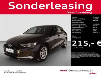 Używany Audi A3 Advanced 150 KM (110 kW) 2025 Czarny Sedan/Limuzyna