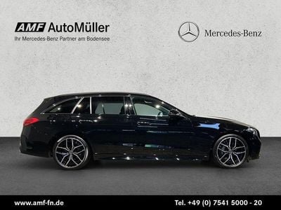 Unilack schwarz Gebraucht 2024 Mercedes C180 AMG Line Premium Kombi | 41.665 € (Teuer)