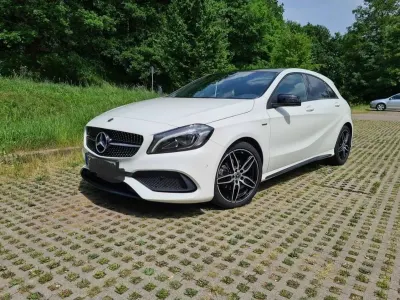 Gebraucht Mercedes A200 AMG line 136 PS (100 kW) 2018 Weiß Limousine