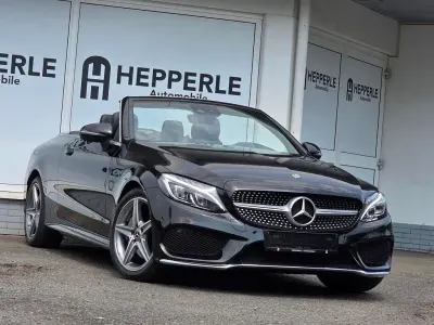 Gebraucht Mercedes C200 AMG line 184 PS (135 kW) 2017 Schwarz Cabrio