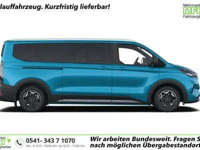 Neu Ford Tourneo Custom Active 170 PS (125 kW) 2026 Digital aqua blue metallic Van