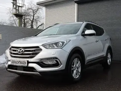Brugt Hyundai Santa Fe Premium 200 HK (147 kW) 2018 Sølv SUV