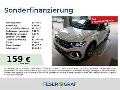 Second-hand VW T-Roc R-line 110 CP (80 kW) 2023 Alb SUV