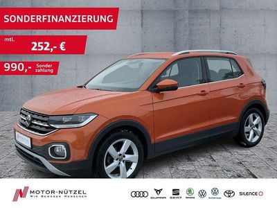 Usata VW T-Cross Style 110 CV (80 kW) 2022 Arancione SUV