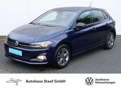Atlantik blue metallic Gebraucht 2021 VW Polo Comfortline Limousine | 17.580 € (Fairer Preis)