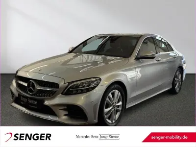 Brugt Mercedes C180 AMG 156 HK (114 kW) 2020 Sølv Sedan