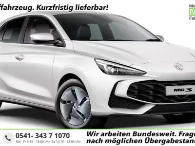 Neu MG MG3 Luxury 194 PS (142 kW) 2026 Dover weiß Kleinwagen