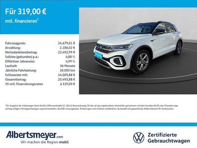 Usado VW T-Roc R-line 150 HP (110 kW) 2022 Branco SUV