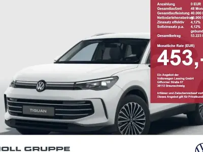 Neu VW Tiguan Elegance 150 PS (110 kW) 2025 Weiß SUV
