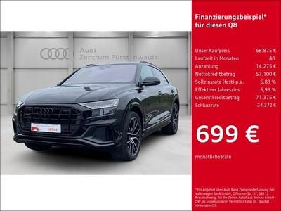Usata Audi Q8 S-Line 286 CV (210 kW) 2022 Nero SUV