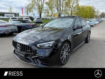 Gebraucht Mercedes C63 AMG AMG 476 PS (350 kW) 2024 Metalliclack obsidianschwarz Limousine