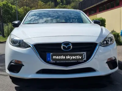 Gebraucht Mazda 3 Prime-Line 101 PS (74 kW) 2013 Weiß Limousine