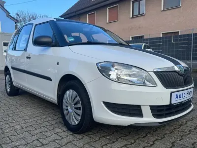 Second-hand Skoda Roomster Plus Edition 69 CP (50 kW) 2010 Alb Monovolum