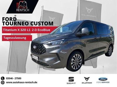 Neu Ford Tourneo Custom Titanium X 170 PS (125 kW) 2025 Grau Van