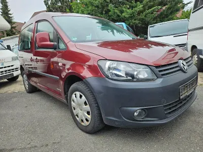 Gebraucht VW Caddy Trendline 75 PS (55 kW) 2011 Rot Van / Kleinbus
