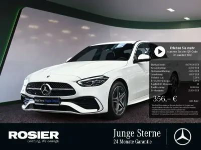 Brugt Mercedes C300e Advanced Plus 197 HK (144 kW) 2024 Hvid Sedan