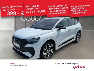 Gebraucht Audi Q4 Sportback e-tron S-Line 150 kW (204 PS) 2023 Weiß SUV
