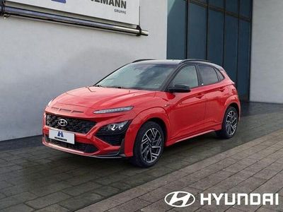 Gebraucht Hyundai Kona N Line 120 PS (88 kW) 2021 Ignite flame / phantom bl SUV