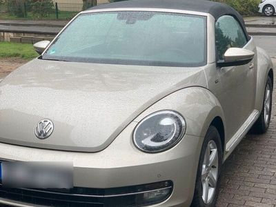 gebraucht VW Beetle NewCabrio TOP 6 Gang Moon-Rock-Silber -Metallic