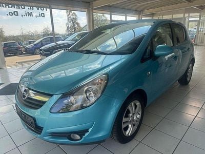 Gebraucht Opel Corsa Edition 87 PS (63 kW) 2010 Blau Kleinwagen