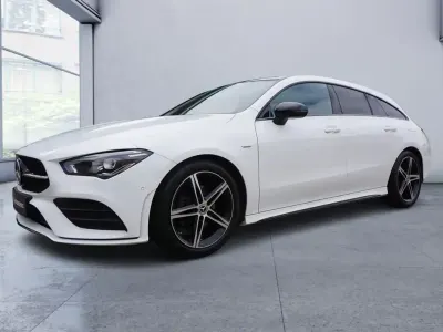 Gebraucht Mercedes CLA200 AMG line Plus 163 PS (119 kW) 2021 Weiß Limousine