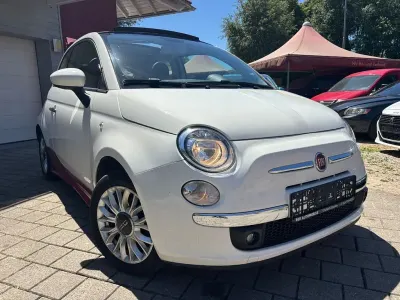 Gebraucht Fiat 500 Lounge 69 PS (50 kW) 2014 Weiß Cabrio