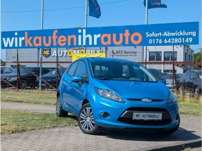 Gebraucht Ford Fiesta Trend 60 PS (44 kW) 2009 Visionblau (metallic) Kleinwagen