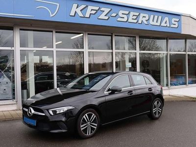 Gebraucht Mercedes A180 136 PS (100 kW) 2021 Nachtschwarz  unilack Kleinwagen