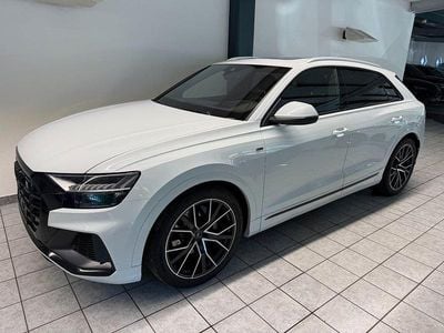 Second-hand Audi Q8 S-Line 286 CP (210 kW) 2019 Alb SUV