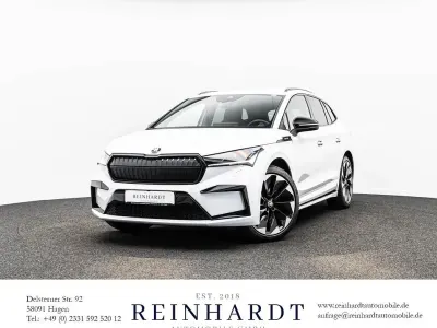 Gebraucht Skoda Enyaq iV SportLine 131 kW (179 PS) 2023 Moonweiss metallic SUV