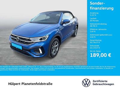 Second-hand VW T-Roc Cabriolet R-line 150 CP (110 kW) 2025 Albastru Cabrio