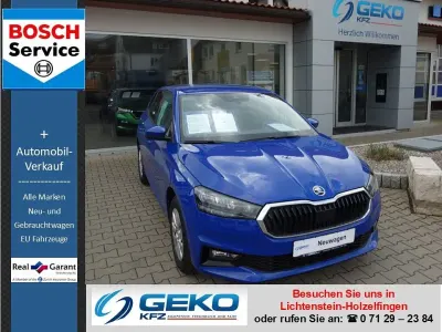 Ny Skoda Fabia Essence 80 HK (58 kW) 2026 Blå Hatchback