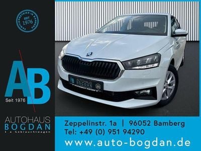 Gebraucht Skoda Fabia Ambition 110 PS (80 kW) 2024 Bila moon/moon white (metallic) Kleinwagen