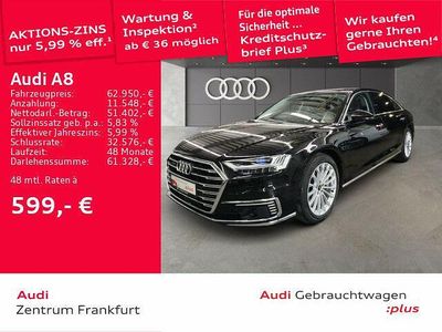 Gebraucht Audi A8L Ambiente 449 PS (330 kW) 2021 Mythosschwarz metallic Limousine