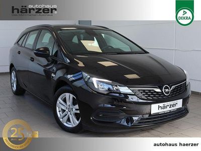 Gebraucht Opel Astra Edition 122 PS (89 kW) 2020 Schwarz Kombi