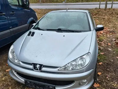 Używany Peugeot 206 121 KM (88 kW) 2004 Szary Kabriolet