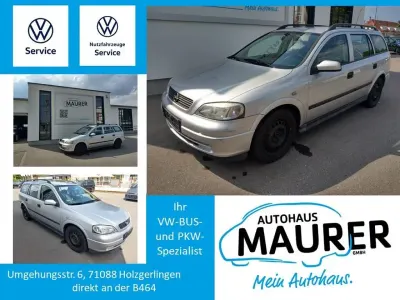 Gebraucht Opel Astra 101 PS (74 kW) 2002 Silber Limousine