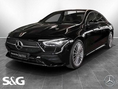Metalliclack kosmosschwarz Gebraucht 2024 Mercedes CLA200 AMG Coupé | 36.490 € (Fairer Preis)