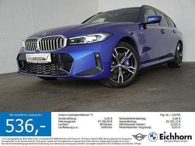 Gebraucht BMW 330e M Sport 292 PS (214 kW) 2024 Portimao blau metallic Kombi
