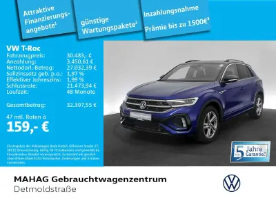 Gebraucht VW T-Roc Cabriolet R-line 150 PS (110 kW) 2025 Lapiz blue metallic/schwarz SUV