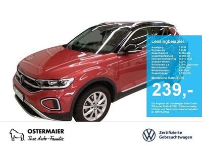 Kings red metallic Gebraucht 2025 VW T-Roc Style SUV | 30.810 € (Guter Preis)