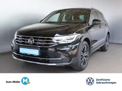 Gebraucht VW Tiguan Elegance 200 PS (147 kW) 2021 Deep black perleffekt (metallic) SUV