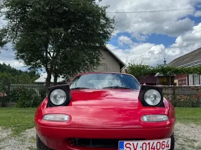 Gebraucht Mazda MX5 116 PS (85 kW) 1990 Rot Cabrio