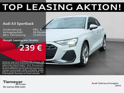 Gebraucht Audi A3 S-Line 116 PS (85 kW) 2024 Weiß Limousine