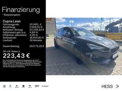Gebraucht Cupra Leon 150 PS (110 kW) 2023 Mitternachtsschwarz Limousine