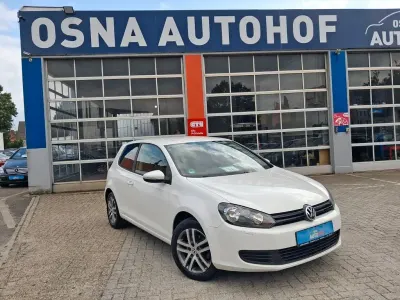 Gebraucht VW Golf VI Comfortline 86 PS (63 kW) 2010 Weiß Kleinwagen