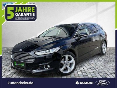 Gebraucht Ford Mondeo Titanium 165 PS (121 kW) 2018 Iridiumschwarz metallic Kombi
