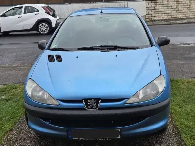 Gebraucht Peugeot 206 60 PS (44 kW) 2002 Blau Kleinwagen